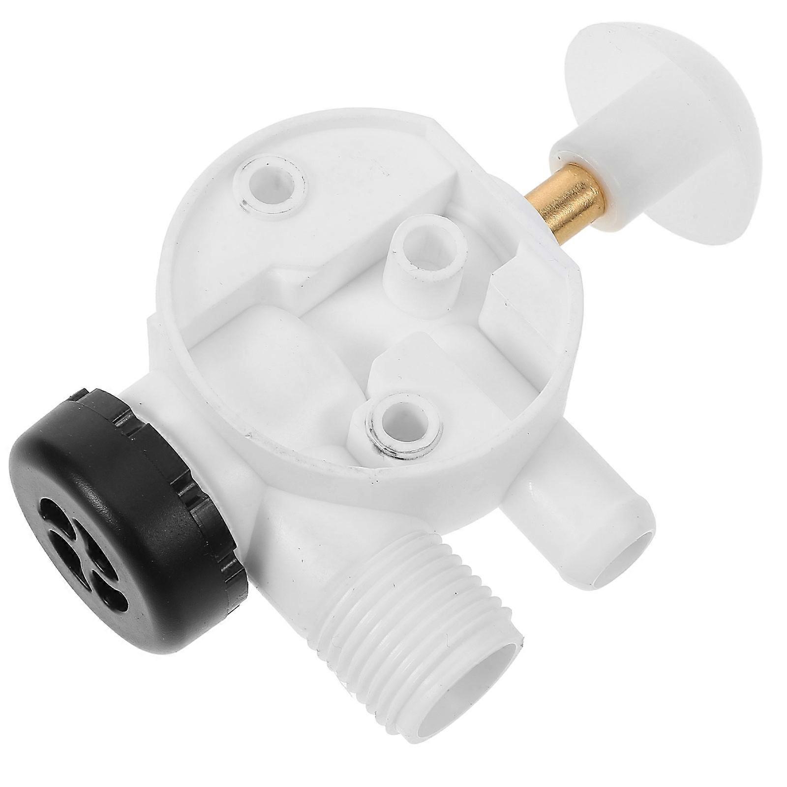 Rv Toilet Water Valve Assembly for Repair 2Pcs Kit for Motorhome Use
