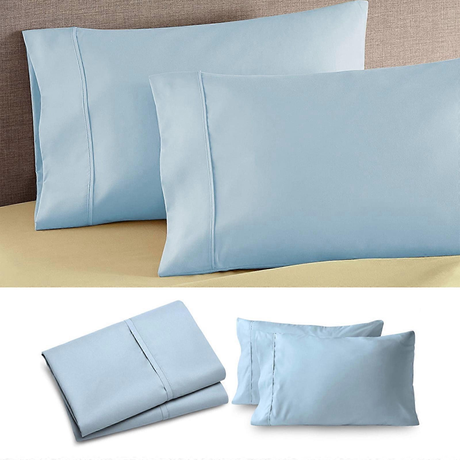 Topliu Pillow Cases 2 Pack, 20x30", Envelope Closure, Soft Brushed Microfiber, Fade & Shrink Resistant
