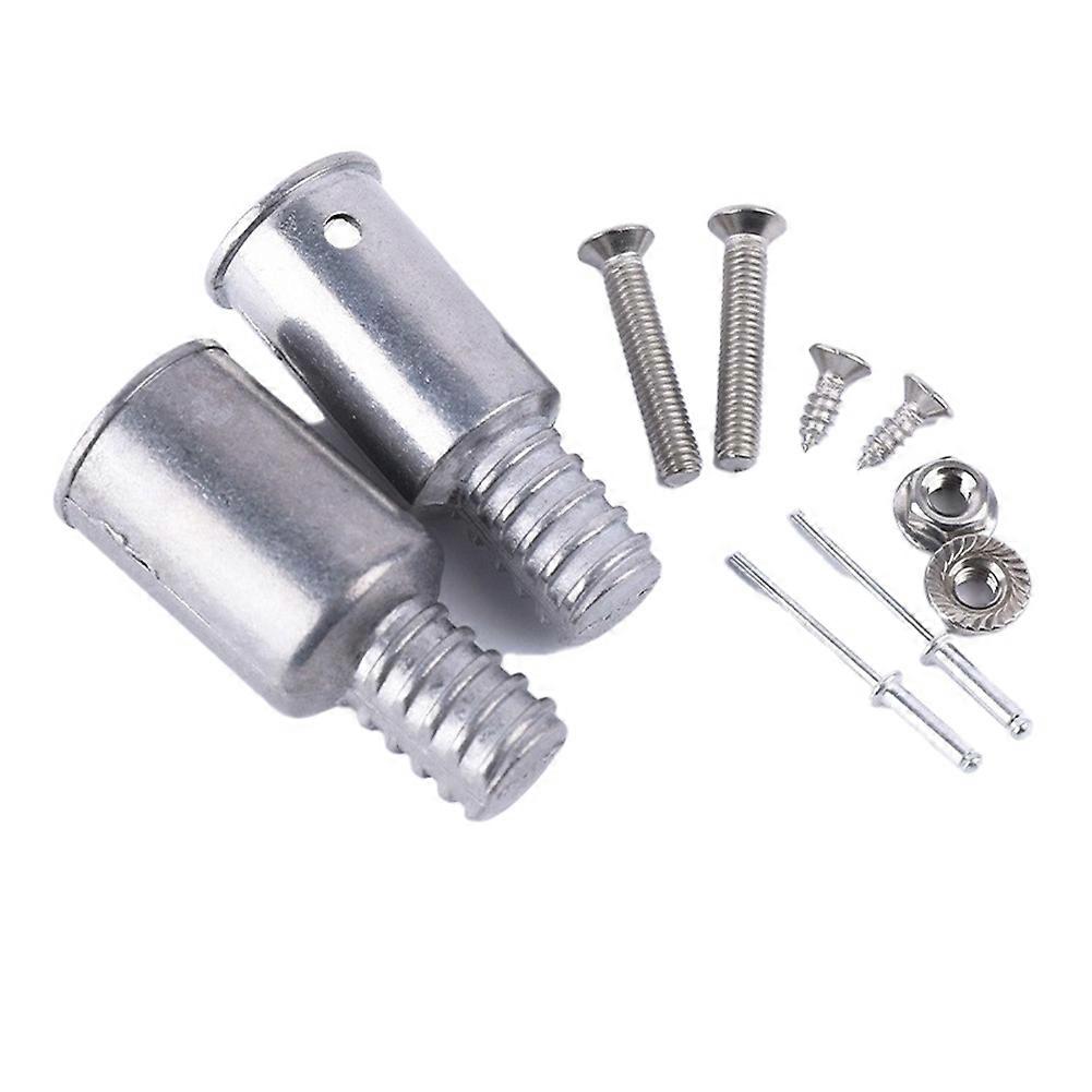 Universal Threaded Tip Replacement,Threaded Tip Repair Kit for 0.87Inch/1Inch Wood or Metal Poles Ha