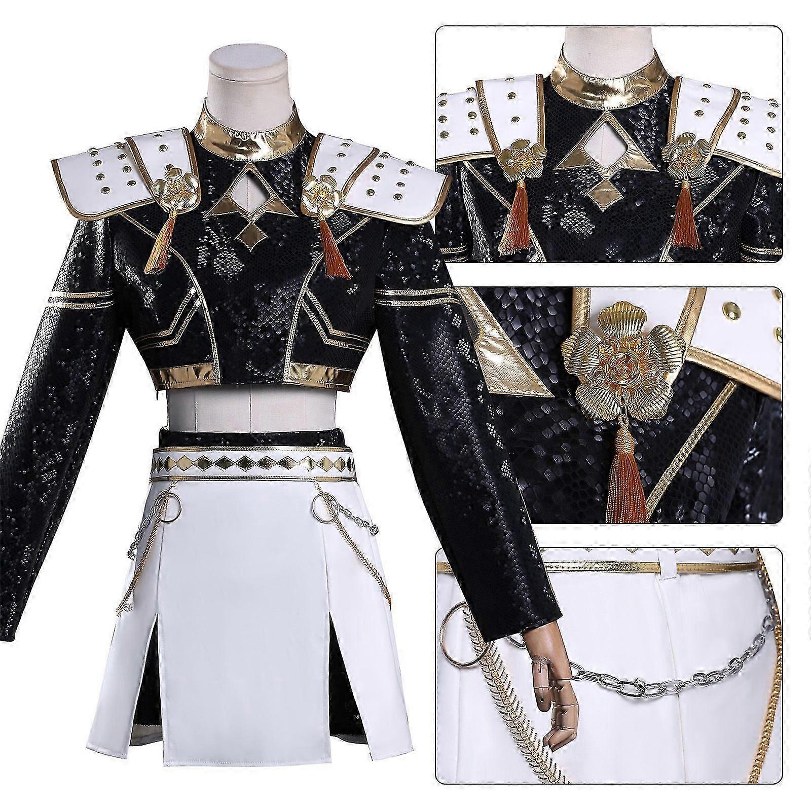 DAMEN KINDER COSPLAY KPop Demon Hunters Rumi Mira Zoey Kostüm Fancy