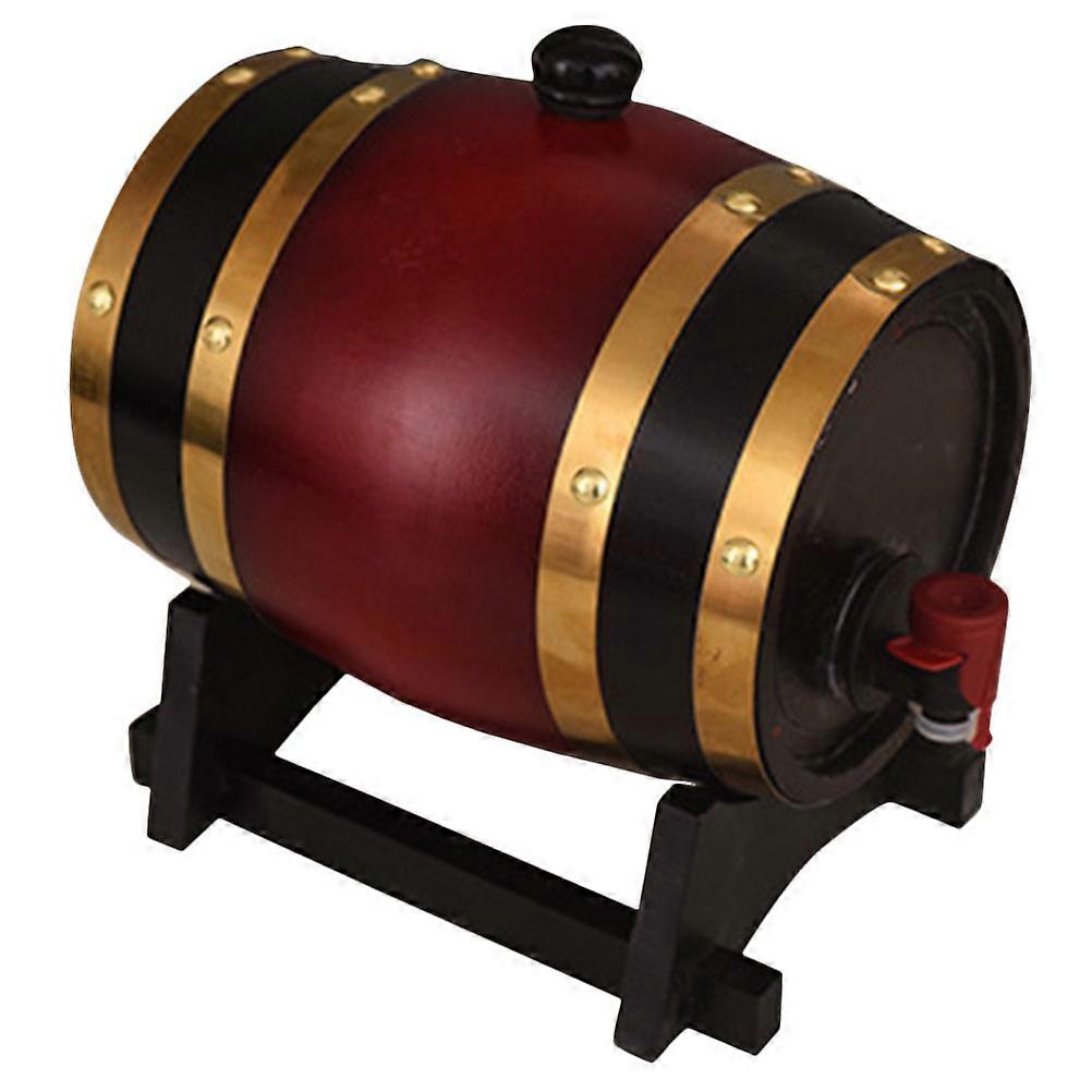 Retro Barrel For Beverages Decoration In Home Decor Or Beer Festival Multi Color 1 Set