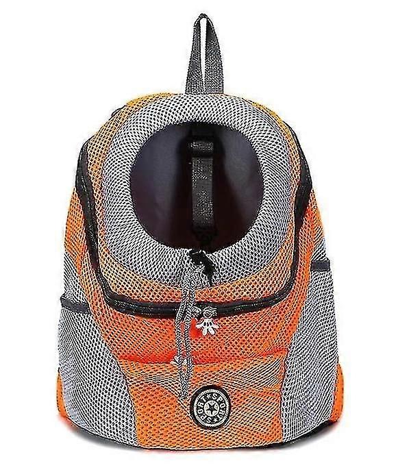 S Orange Portable Pet Backpack X5028