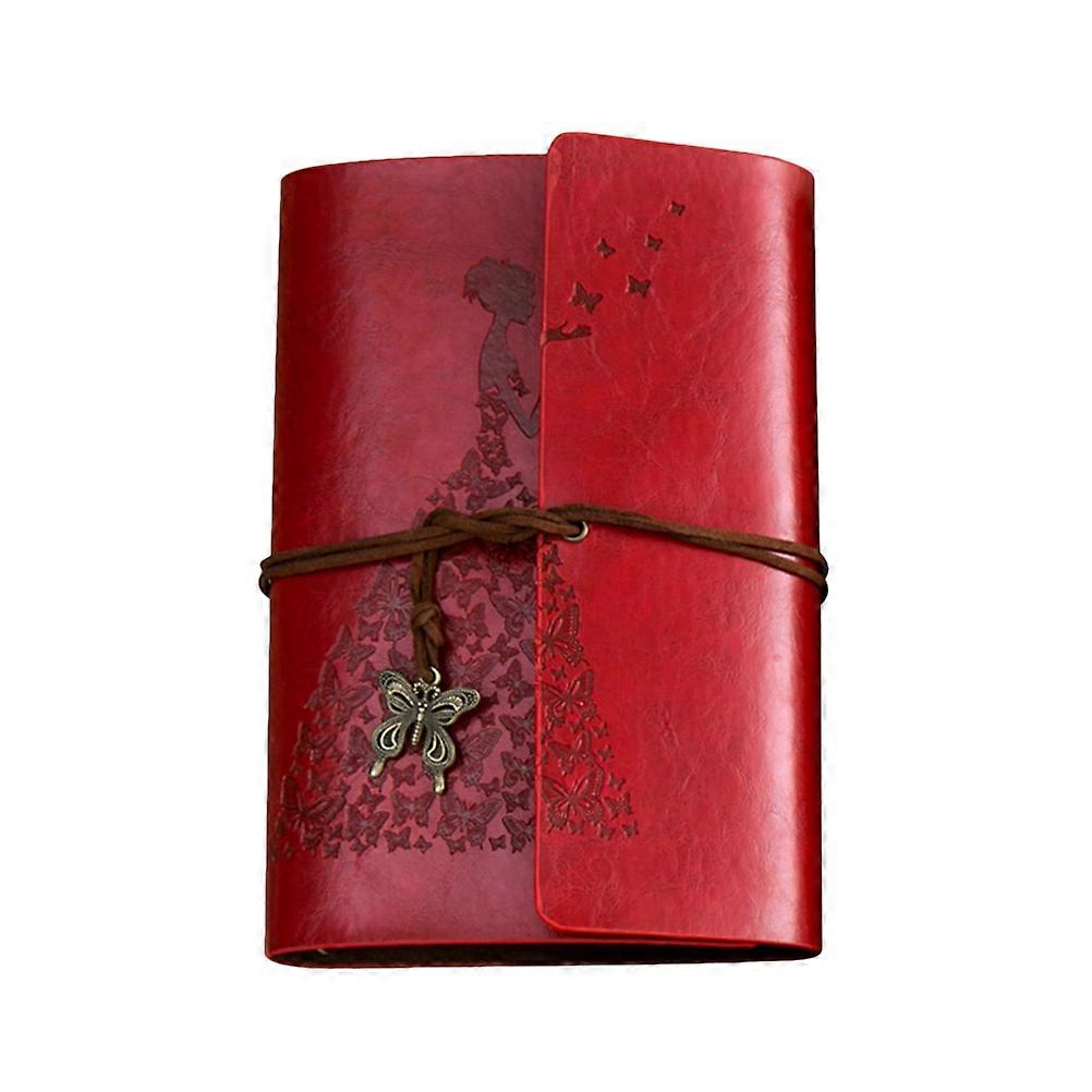 Notebook Rope Creative Notebook for Writing 3Pcs Red Color Pack