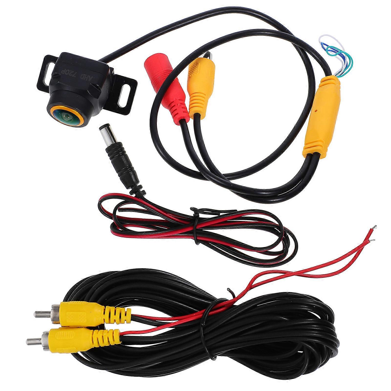 Universal Backup Camera 5Pcs for Car Easy Installation Waterproof Black