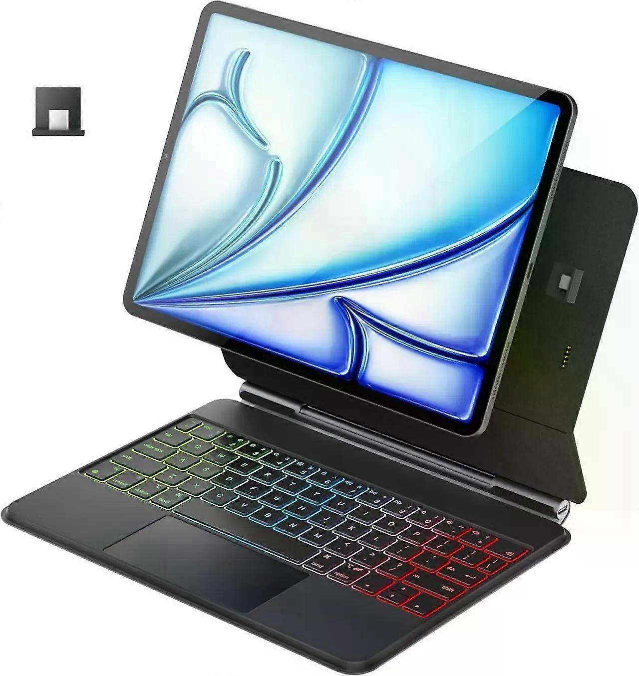 Auto-Connect Keyboard Case for iPad Air 11 inch M2/M 2024 2025, iPad Pro 11 4th/3rd/2nd/1st Gen & iPad Air 5th/4th Gen 10.9 inch, Magic Keyboard Case 