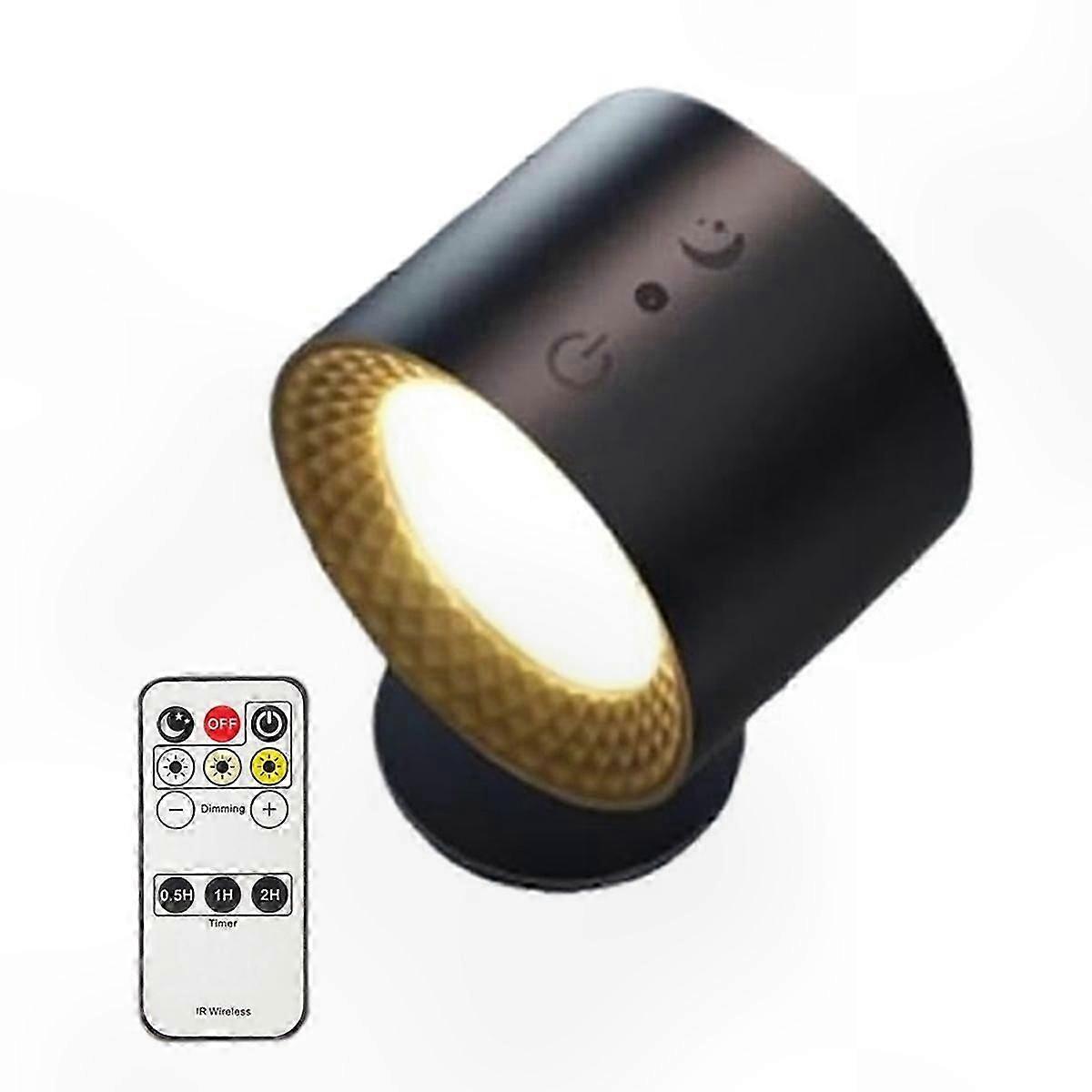 Glow Right Smart Lux USB Rechargeable Portable Light Black