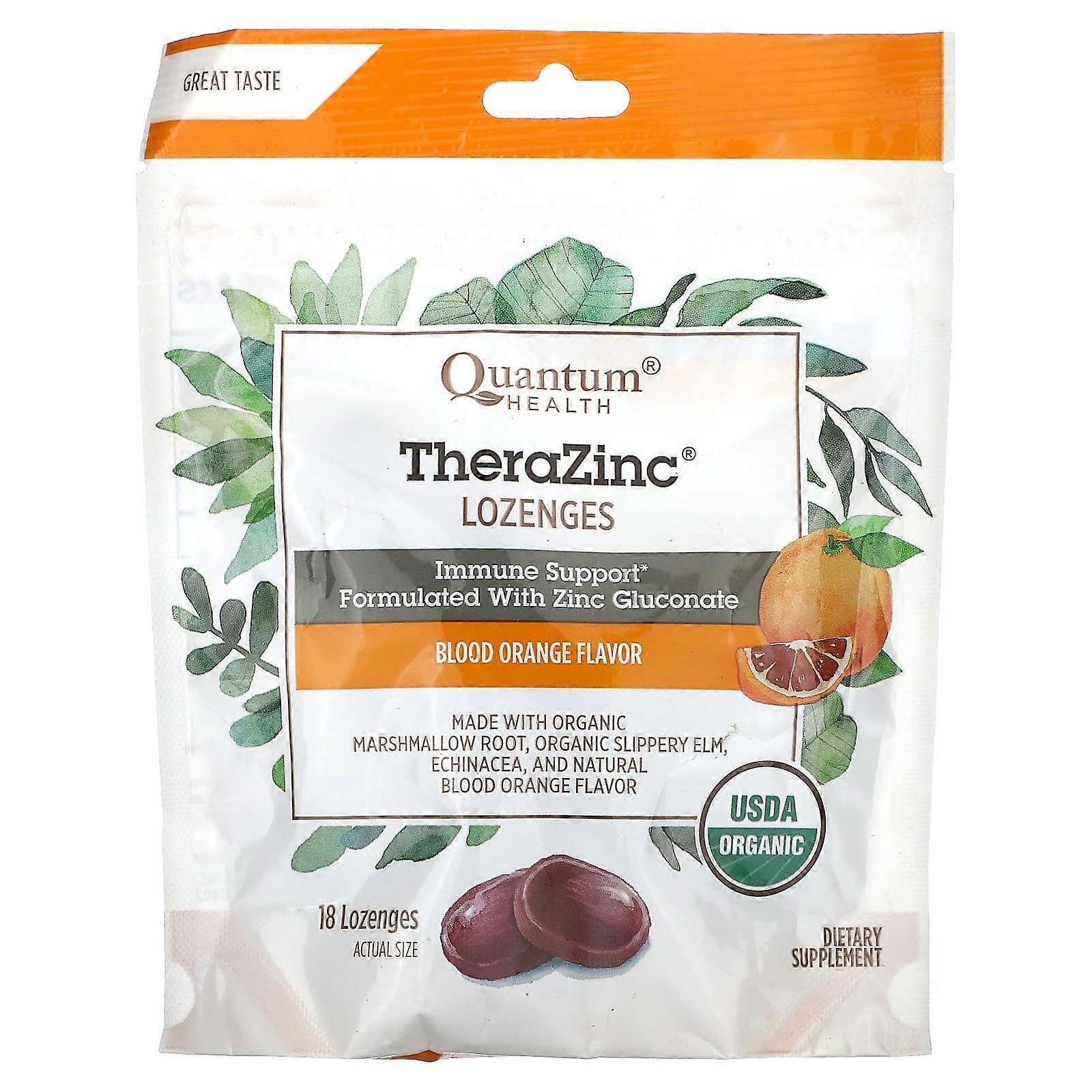 TheraZinc, Lozenges, Blood Orange, 18 Lozenges