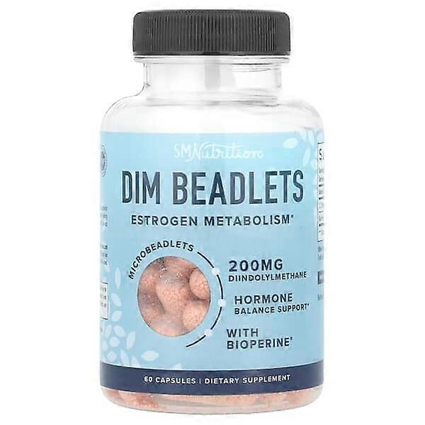 SMNutrition, DIM Beadlets With BioPerineÃÂÃÂÃÂÃÂ®, 60 Capsules