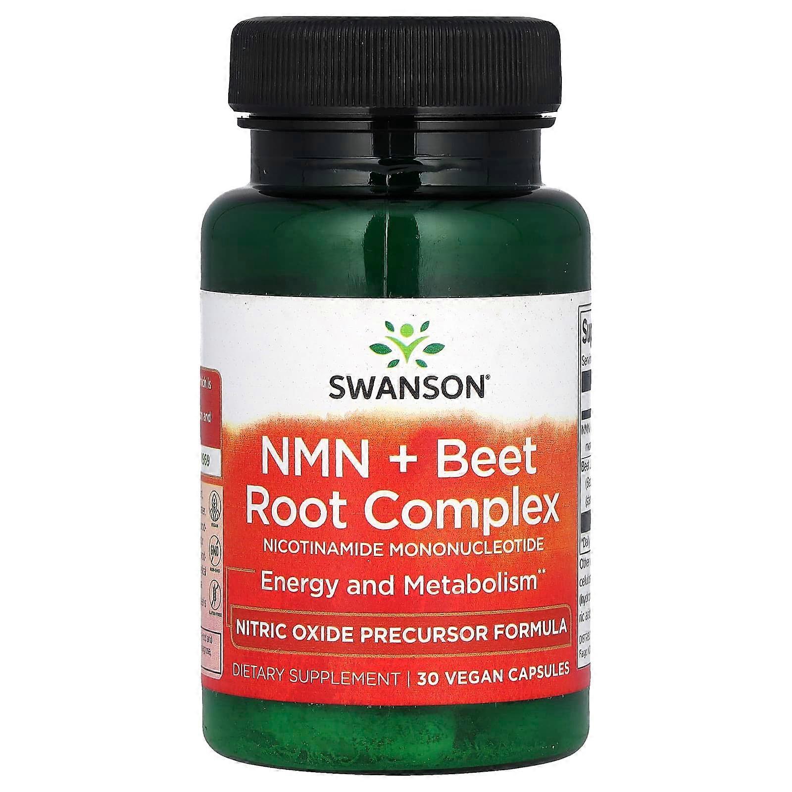 NMN + Beet Root Complex, 30 Vegan Capsules