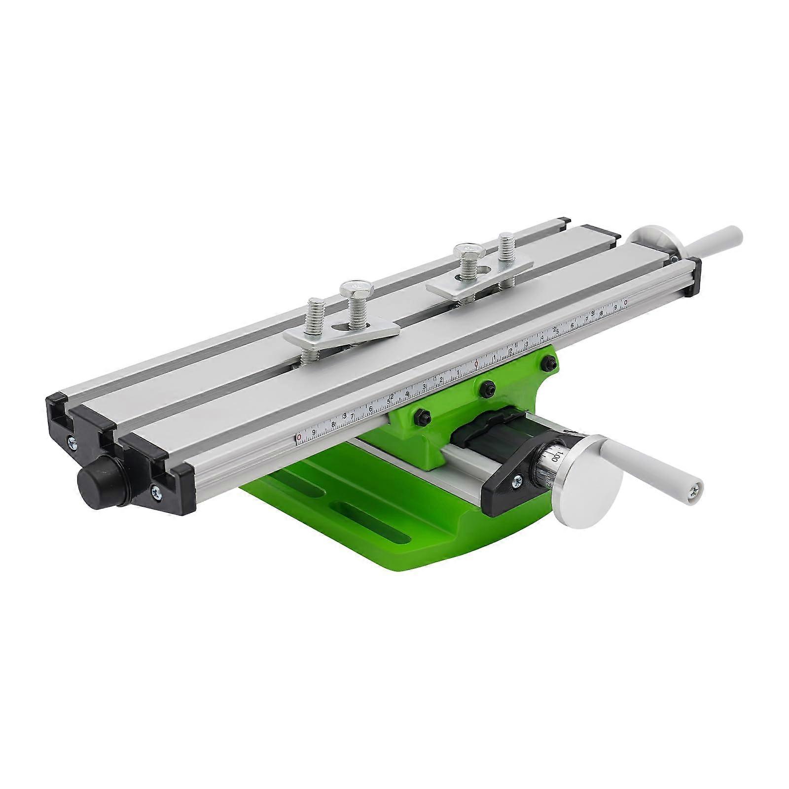 Multifunction Worktable Drilling Slide Table XY Milling Cross Table For Bench Drill Adjustment Precision 2Axis Travel