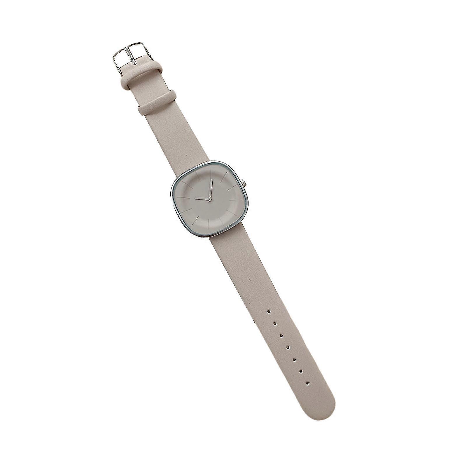 Watch Square Dial Pointer Display Adjustable Anti-shock Wear-resistant Precise Time Faux Leather Strap Ladies Analog Quartz Watch Casual Clo