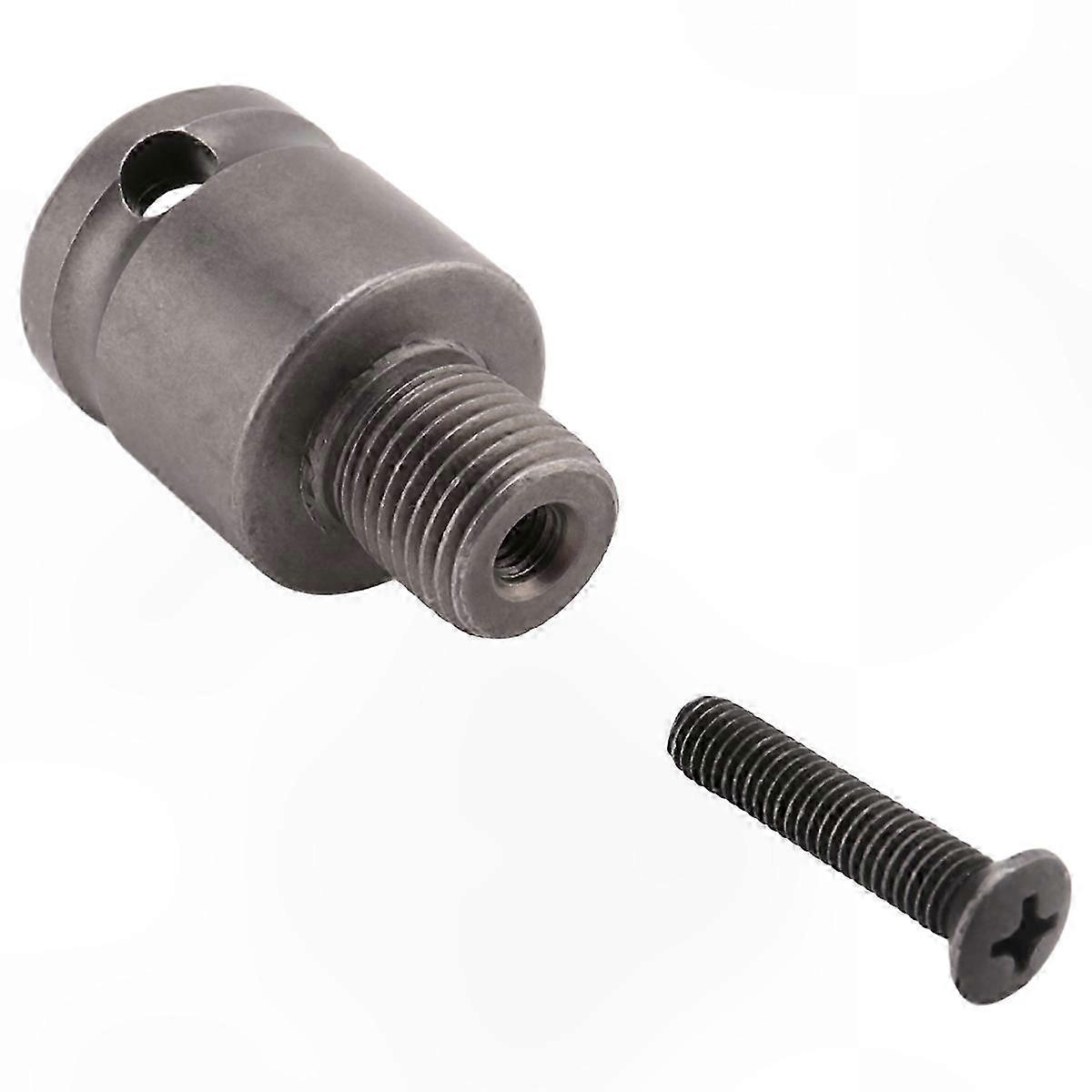 1/2" Drill Chuck Adapter for Impact Wrench, 1/2-20 UNF Thread with Screw