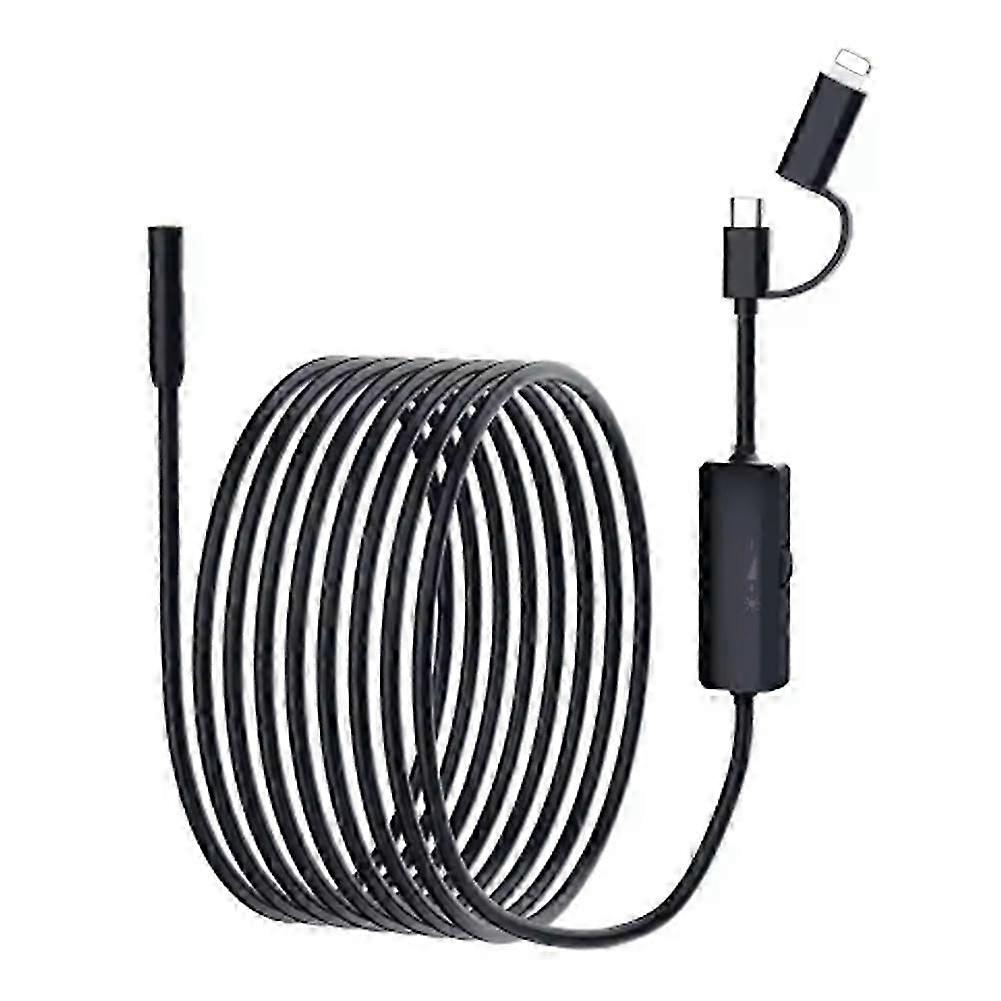8MM Endoscope Camera 2 in 1 Type-C Mini Inspection Camera IP67 Waterproof Pipeline Borescope with 8