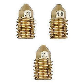 3D Printer CHT Nozzle, 3Pcs 0.6mm Brass High Flow Three Holes Clone