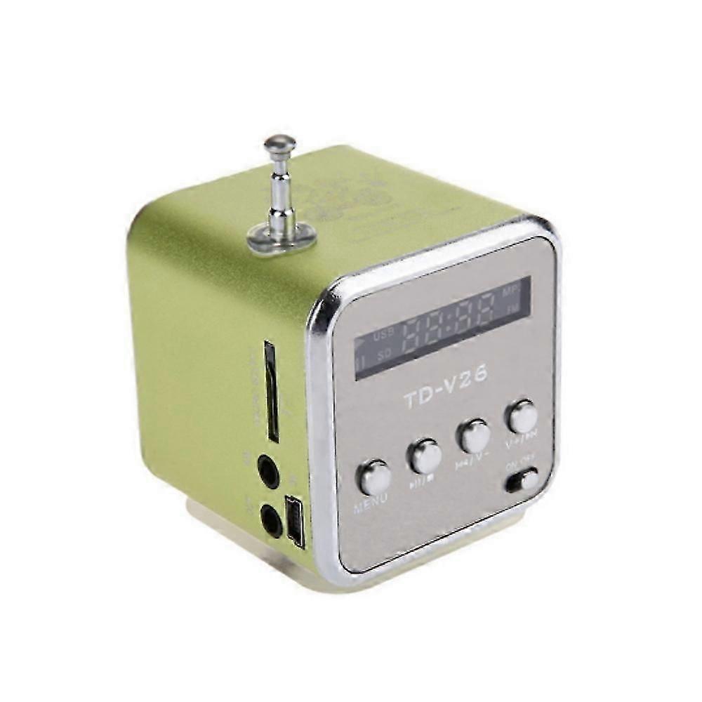 Small radio Mini Digital Portable Music MP3/4 Player Micro SD/TF USB Disk