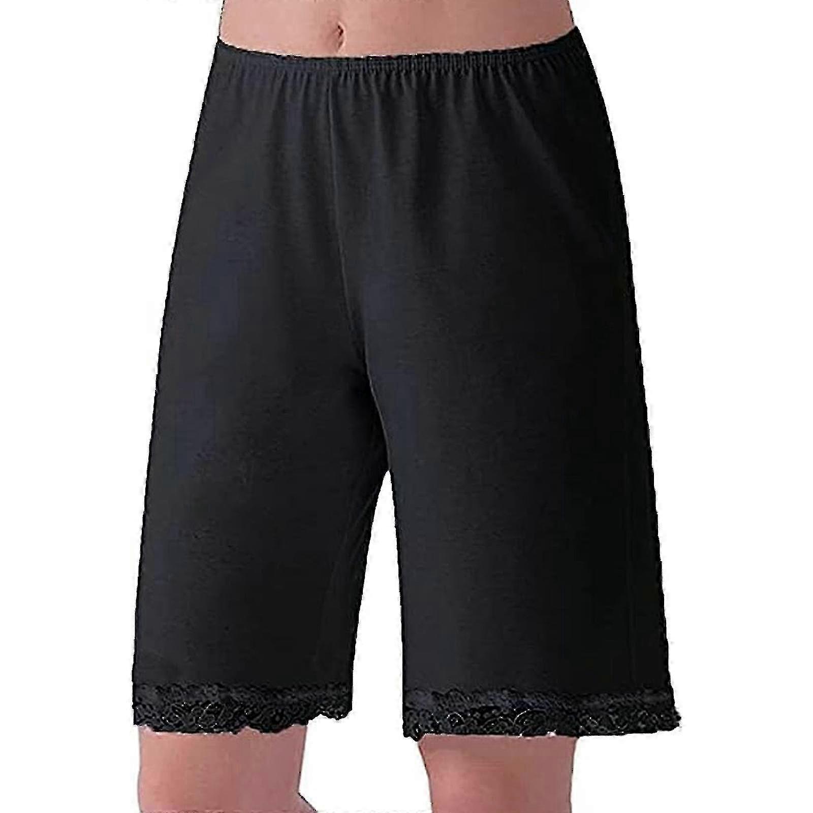 Naisten Culottes-unihousut - Pehmeät satiinialushousut