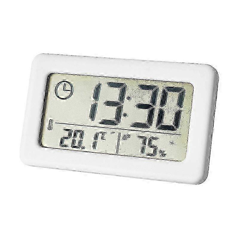 Nordic Style Electronic LCD Clock Temperature Humidity Portable Table Clock Wall-mounted 12/24H Digital LED Clocks