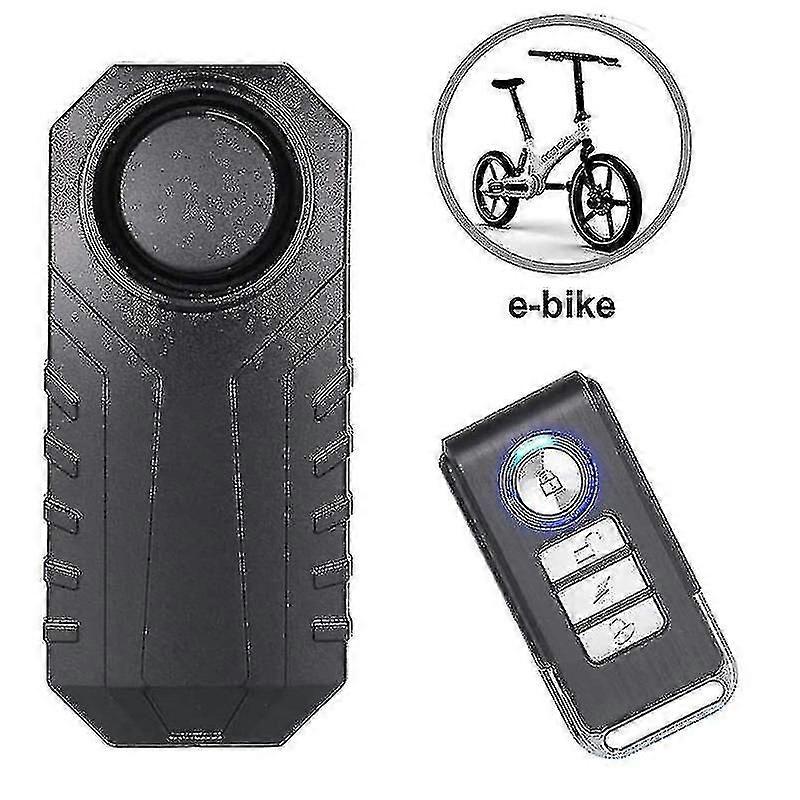 Bicycle Alarm, Antitheft Device For Motorcycle Vehicles With Remote Control, 113Db Super Loud (1Pack)