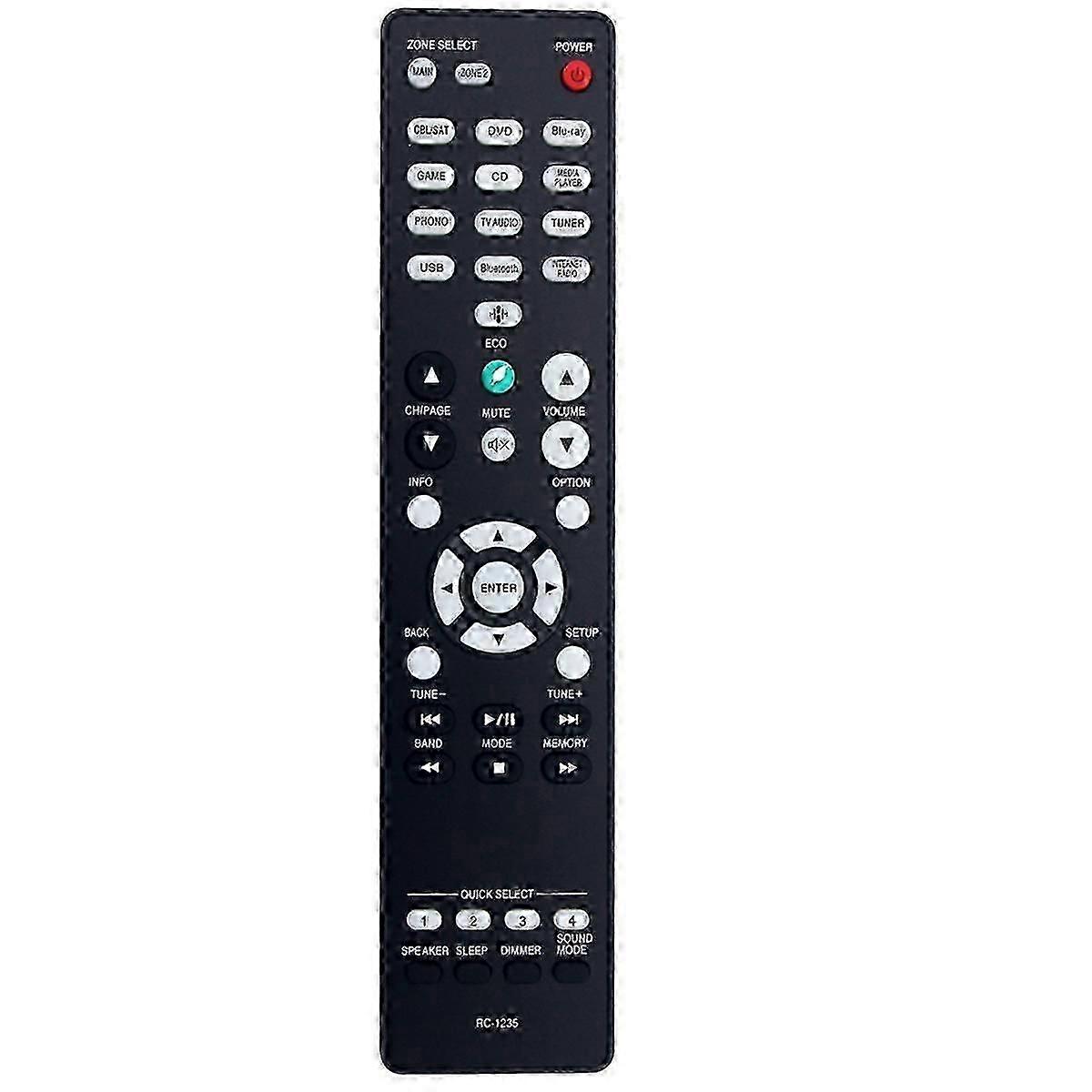 RC-1235 Replaced Remote Control for Network Stereo Receiver RC-1235 DRA-800H DRA800H