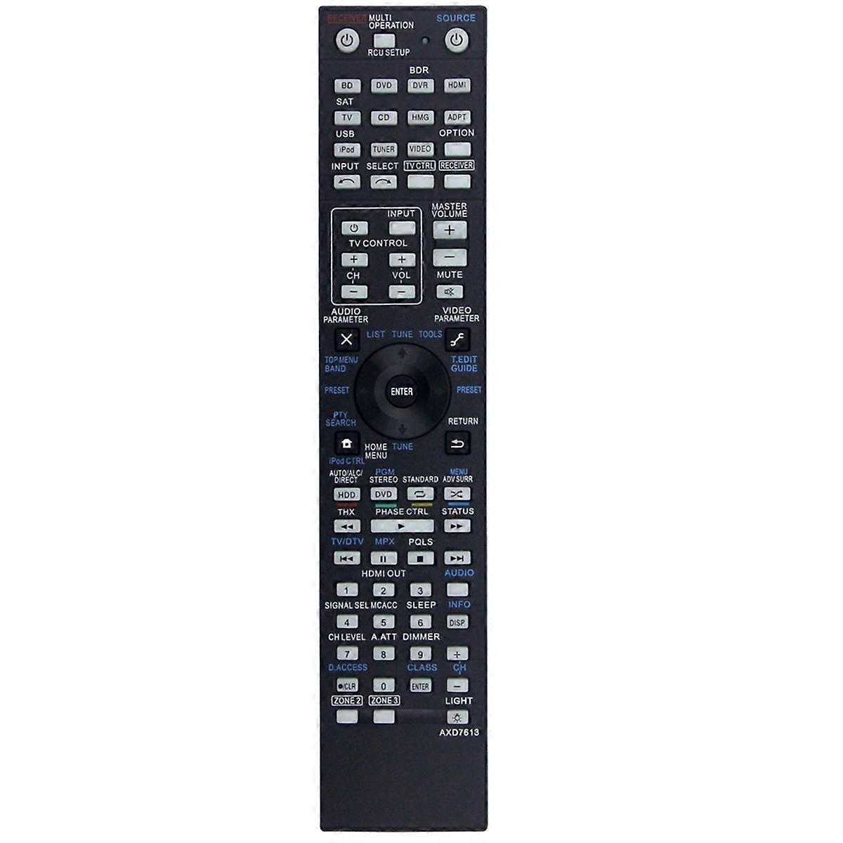 Replace AXD7613 Remote Control for Pioneer SC-LX75 VSX-LX55 SC-09TX AXD7612 AXD7616 AV Receiver