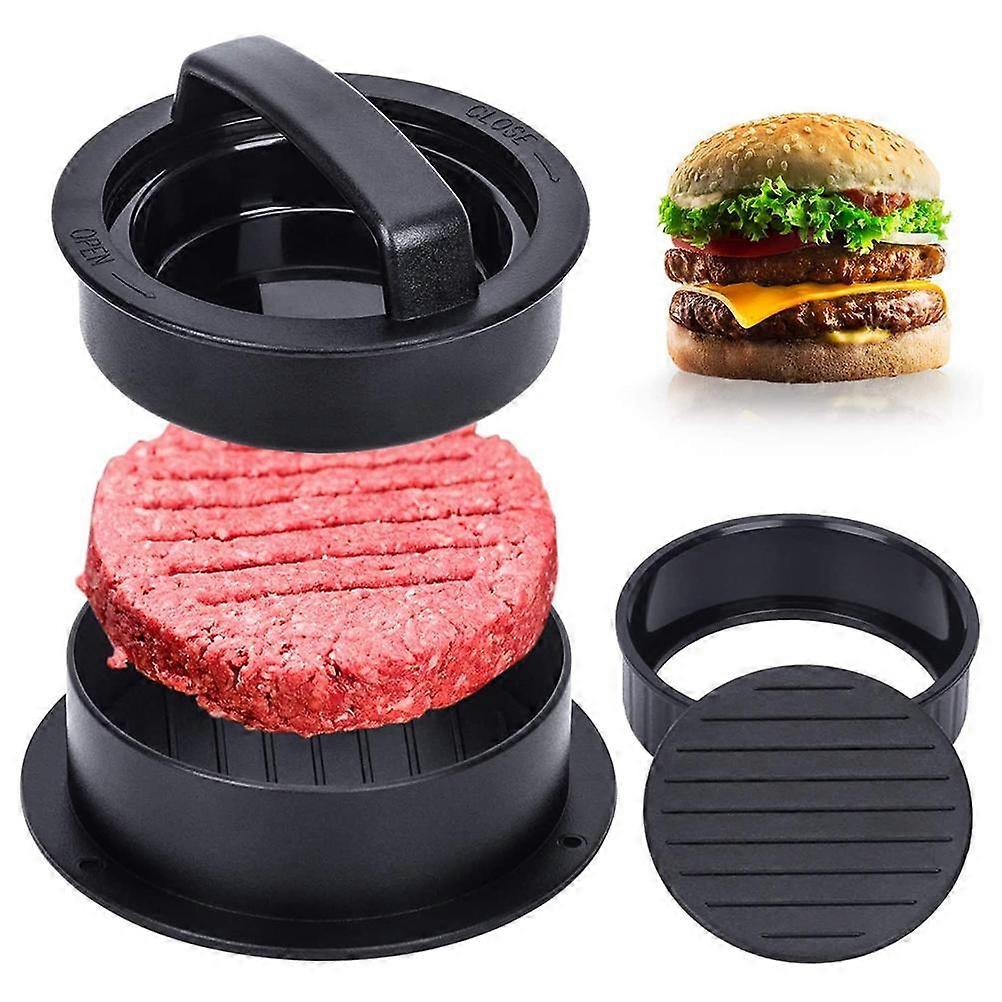 Hamburger Press Tool Hamburger Patty Molds 3 in 1 Hamburger Patty Maker for Regular Beef Burger Non