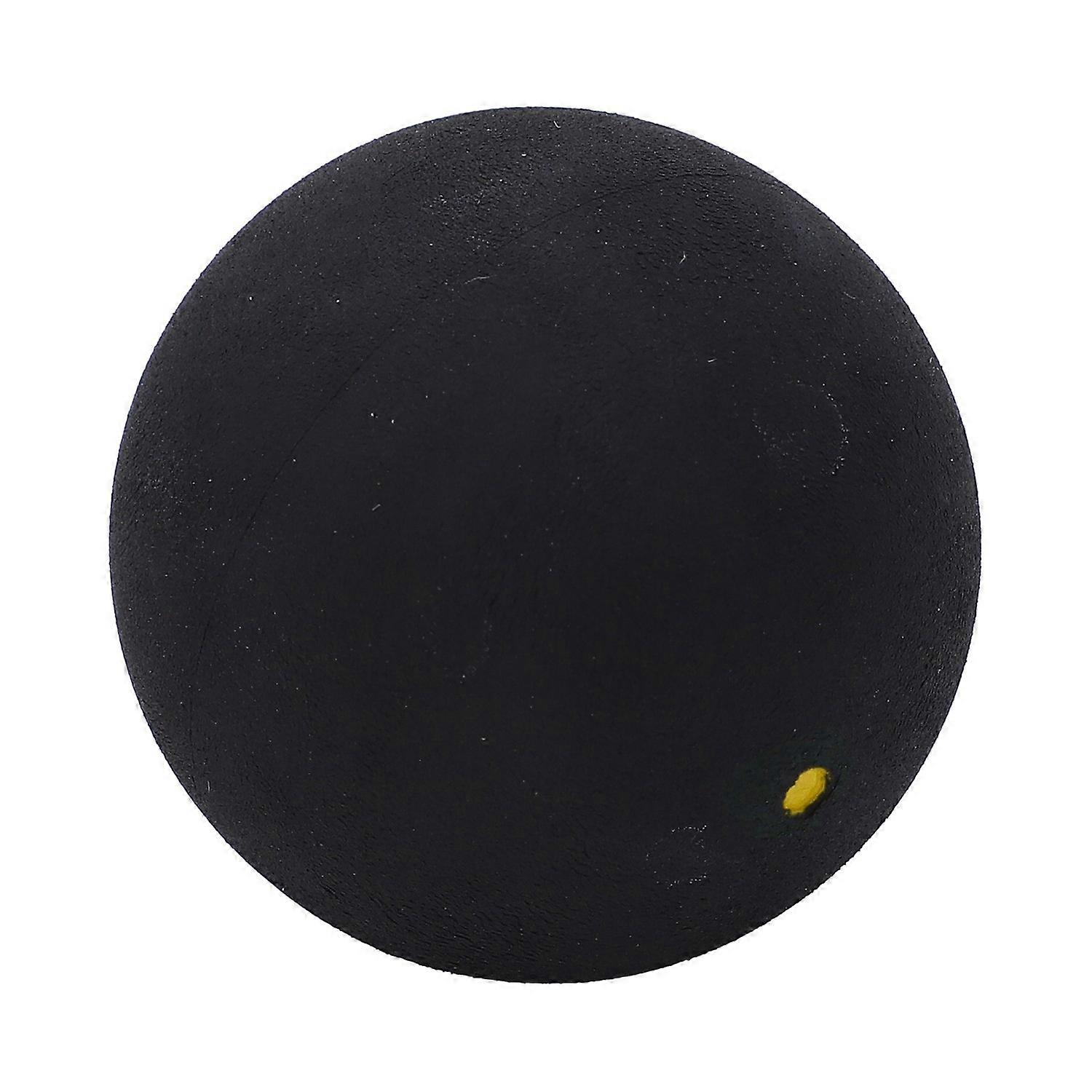 37mm Single Dot Squash Balls Rubber Squash Racket Balls for Beginner Competition TrainingSingle Yell
