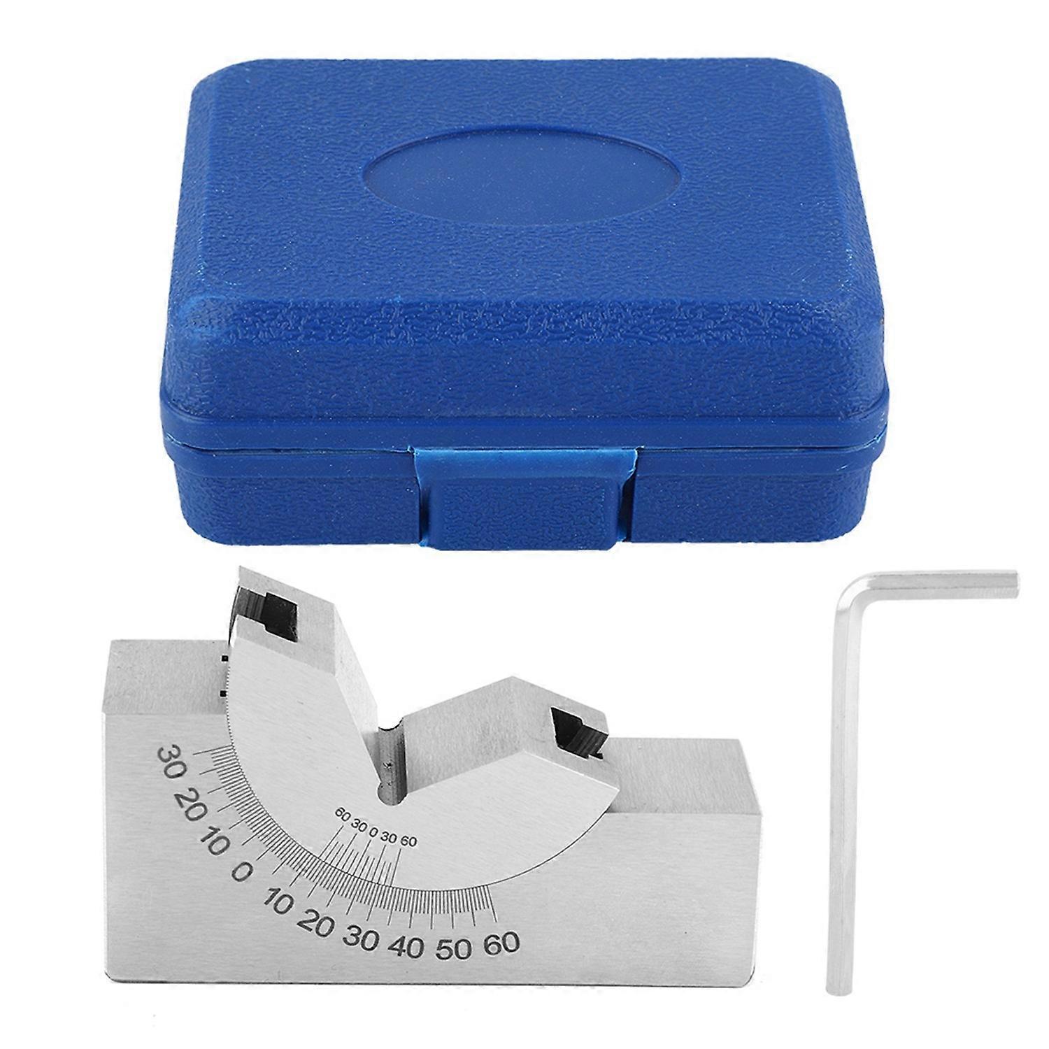 75x25x36 AP30 Tool Steel Precision Micro Adjustable Angle V Block Milling