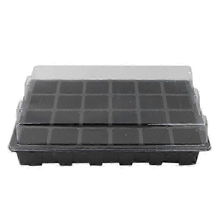2-Piece Garden Propagator Set, Seed Tray Kits with 24 Cells, Seed Starter Tray with Dome and Base