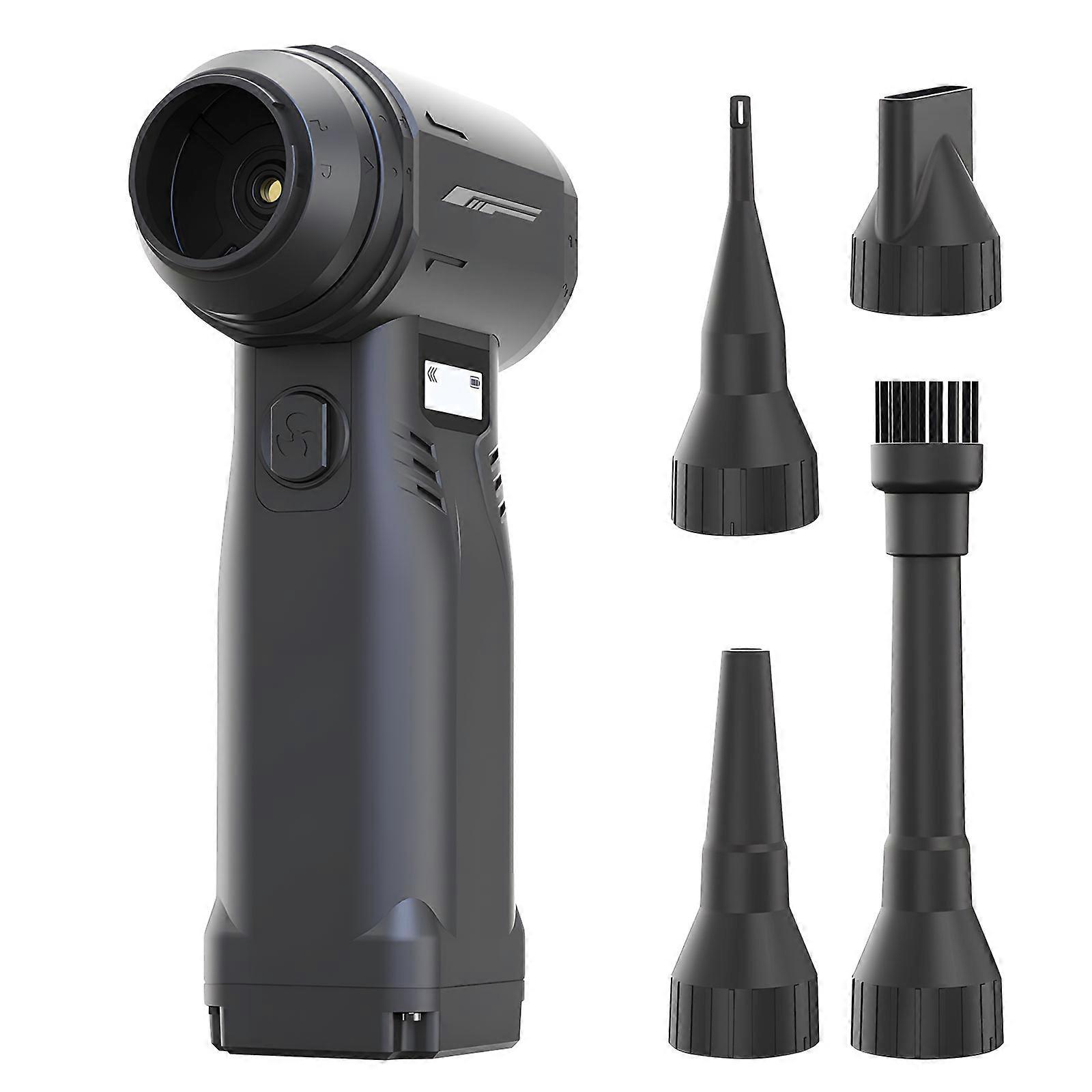 Practical 40mm Cordless Air Blower LCD Monitor Brushless Motor Design Long Lasting Battery Powered Dust Remover For Multi Environment Use Multicolor