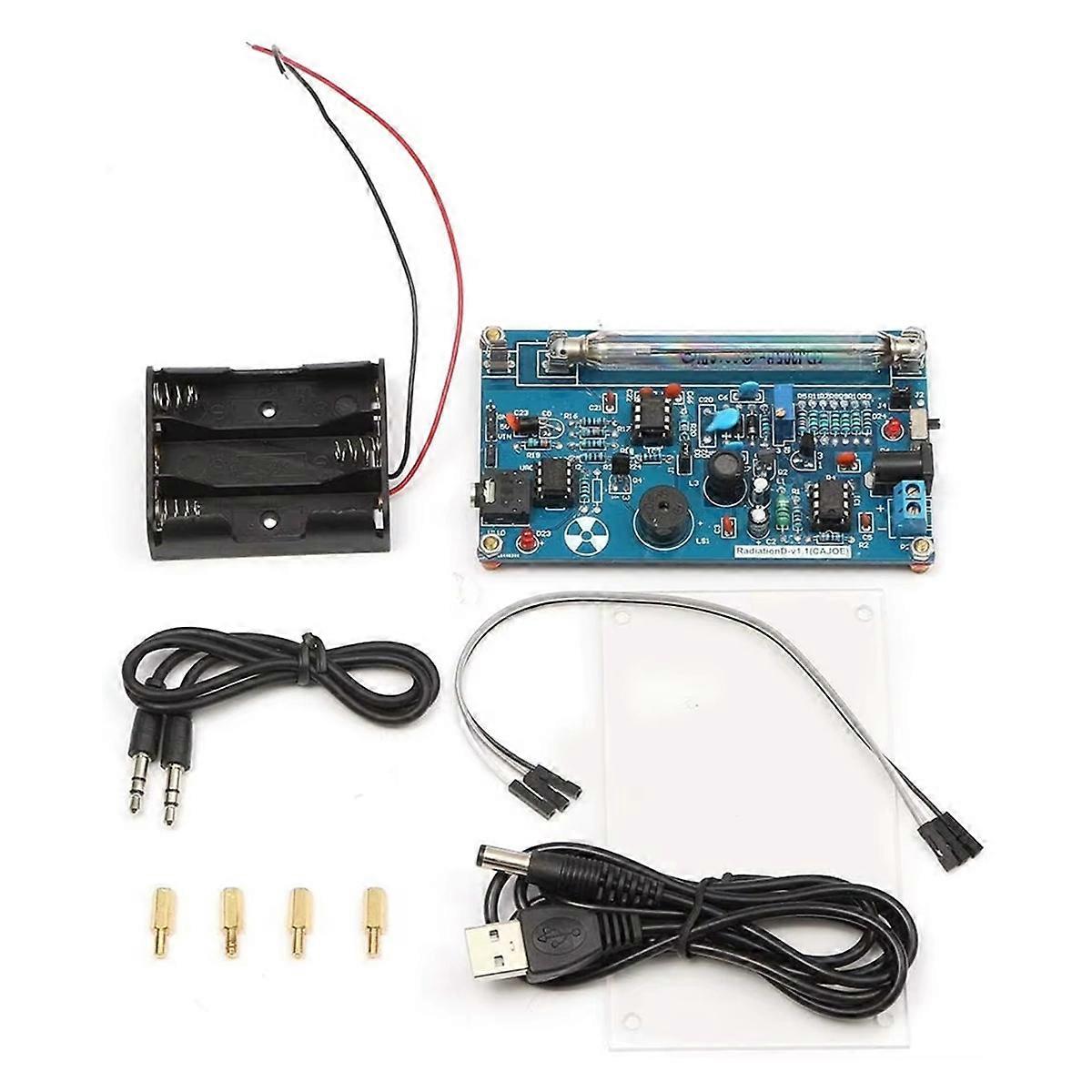 DIY Assembled Geiger Counters Kit Geiger Counter Module Nuclear Radiation Detector