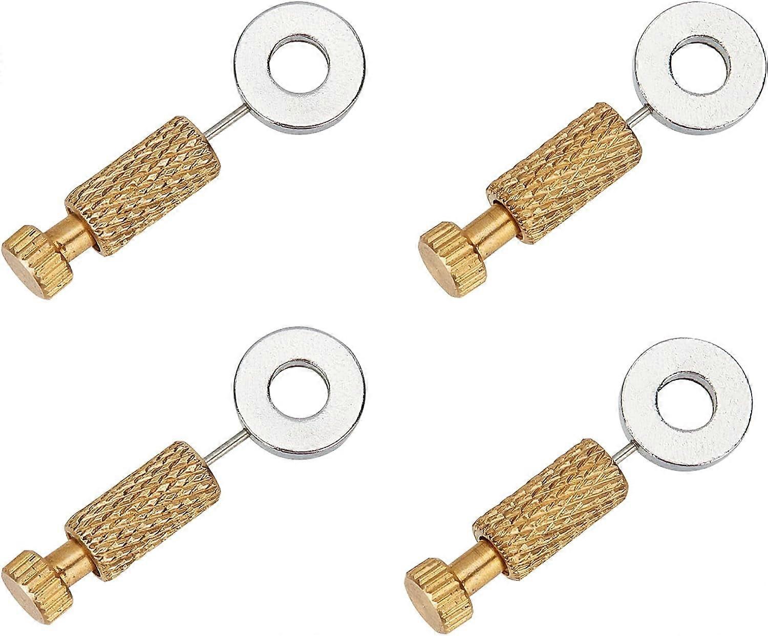 4Pcs 2 Styles Leather Stitching Tools, Compatible with DIY Handmade Bags, Suture Fixing Needles & Positioning Pins 0-12mm