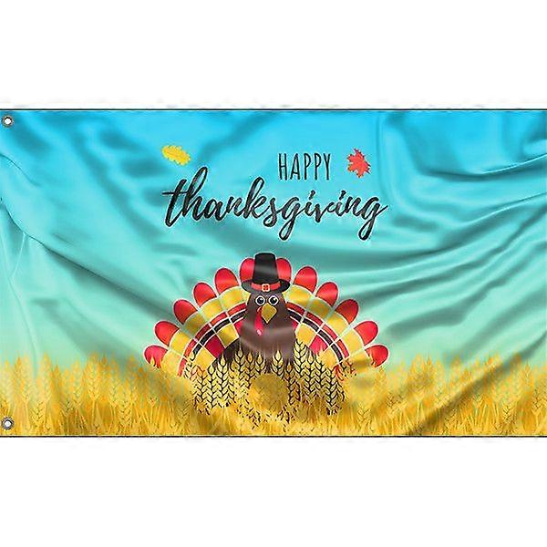 Gratulerer med Takk Giving Day-flagget