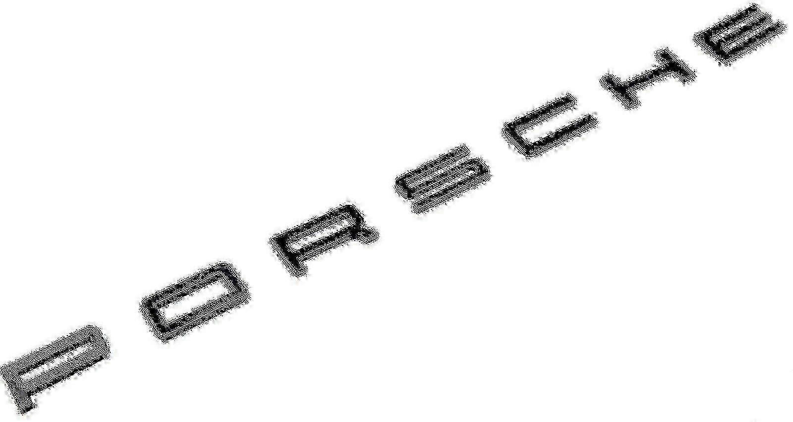 Gloss Black Rear Boot Badge Emblem for Porsche 911, Cayenne, Turbo, GT3