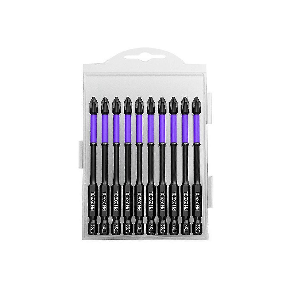 Magnetic Batch Head Crosses Screwdriver Impact Drill Bit Screw 90mm