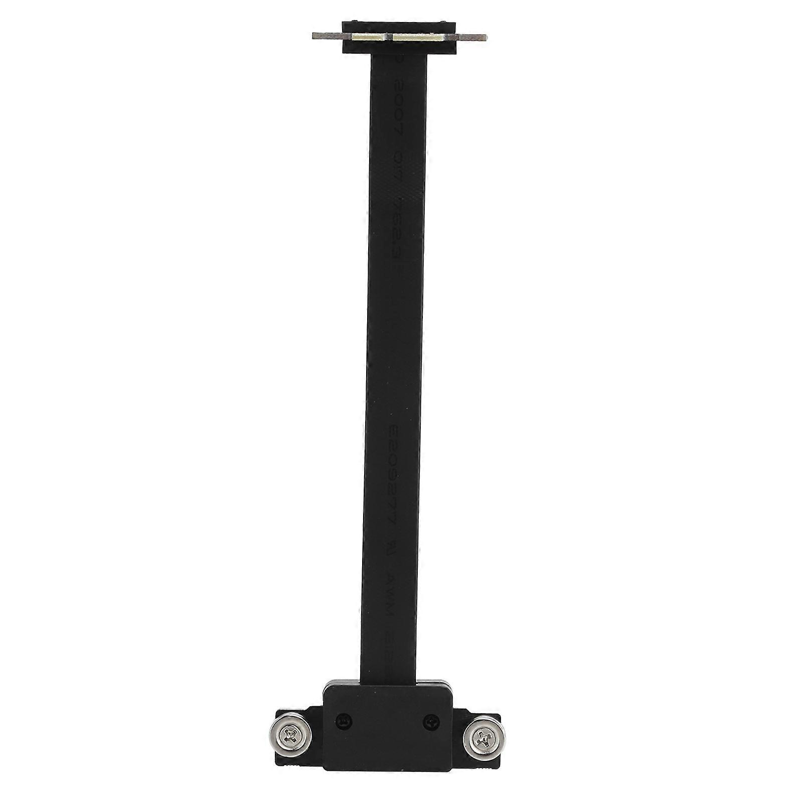 Extension Cable PCIE 1X Dual 90° with LED Indication Magnetic Pad Network Adapter 15cm