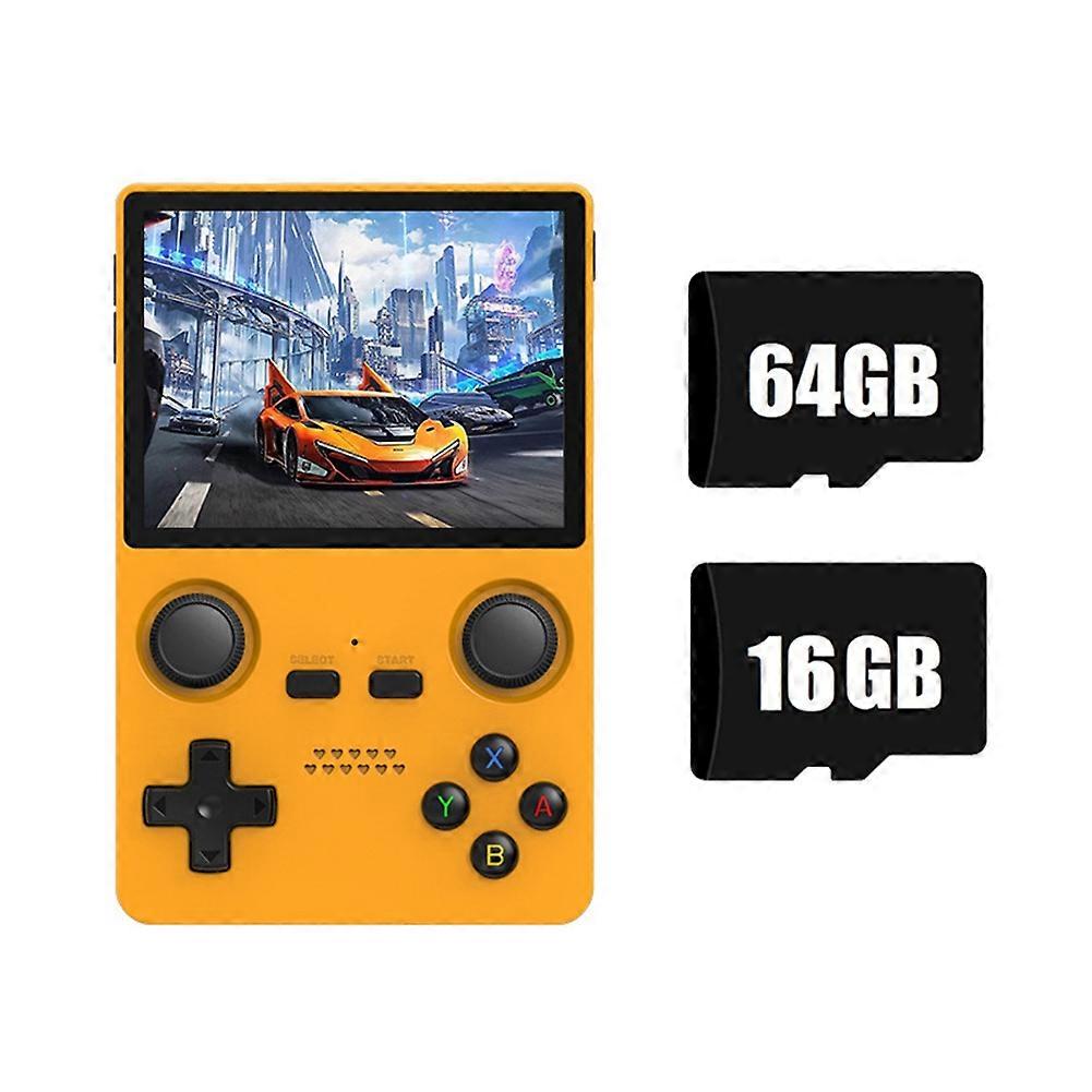 X35S Handheld Video Game Console Hall Joystick Open Source 16G+64G Retro Game Controller for PSP/GBA/N64/MD Emulator C