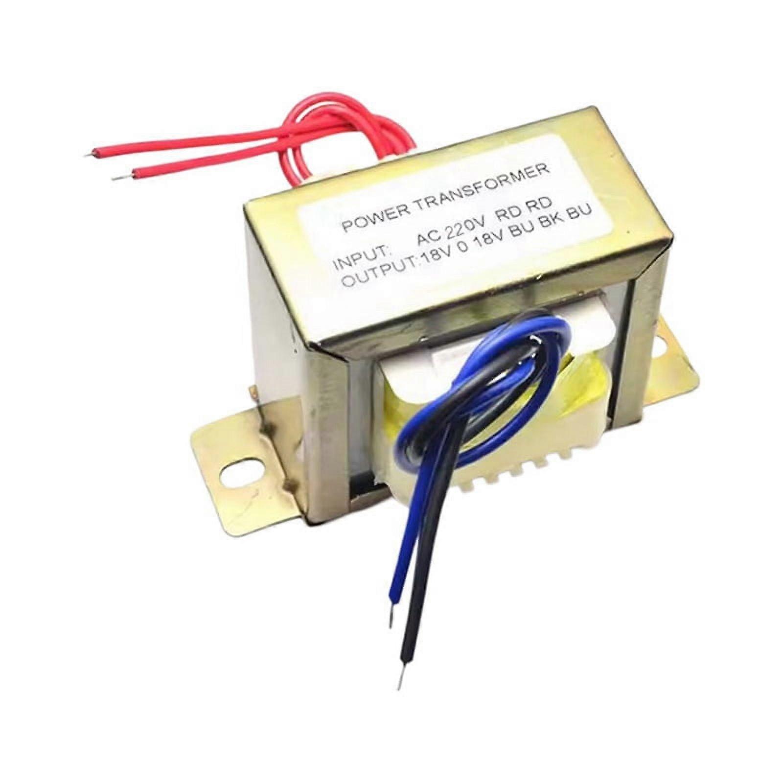 Power Transformer Dual AC 18V 50W EI Transformer 220V in Optional for Preamplifier 2.1 Amplifier Tone Board