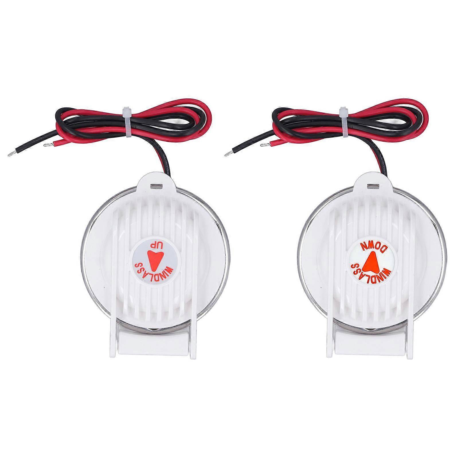 Windlass Foot Switch: Rust Proof, Universal Up Down for Deck Anchor, DC12V 24V (1 Pair)