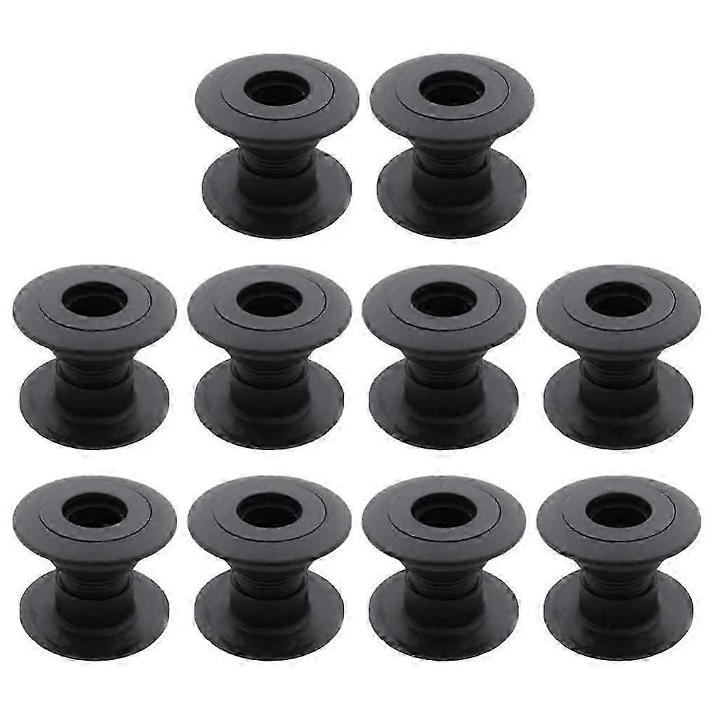10 Foosball Table Bearings with Rod Bushings, Durable, Compatible with Standard Size Tables