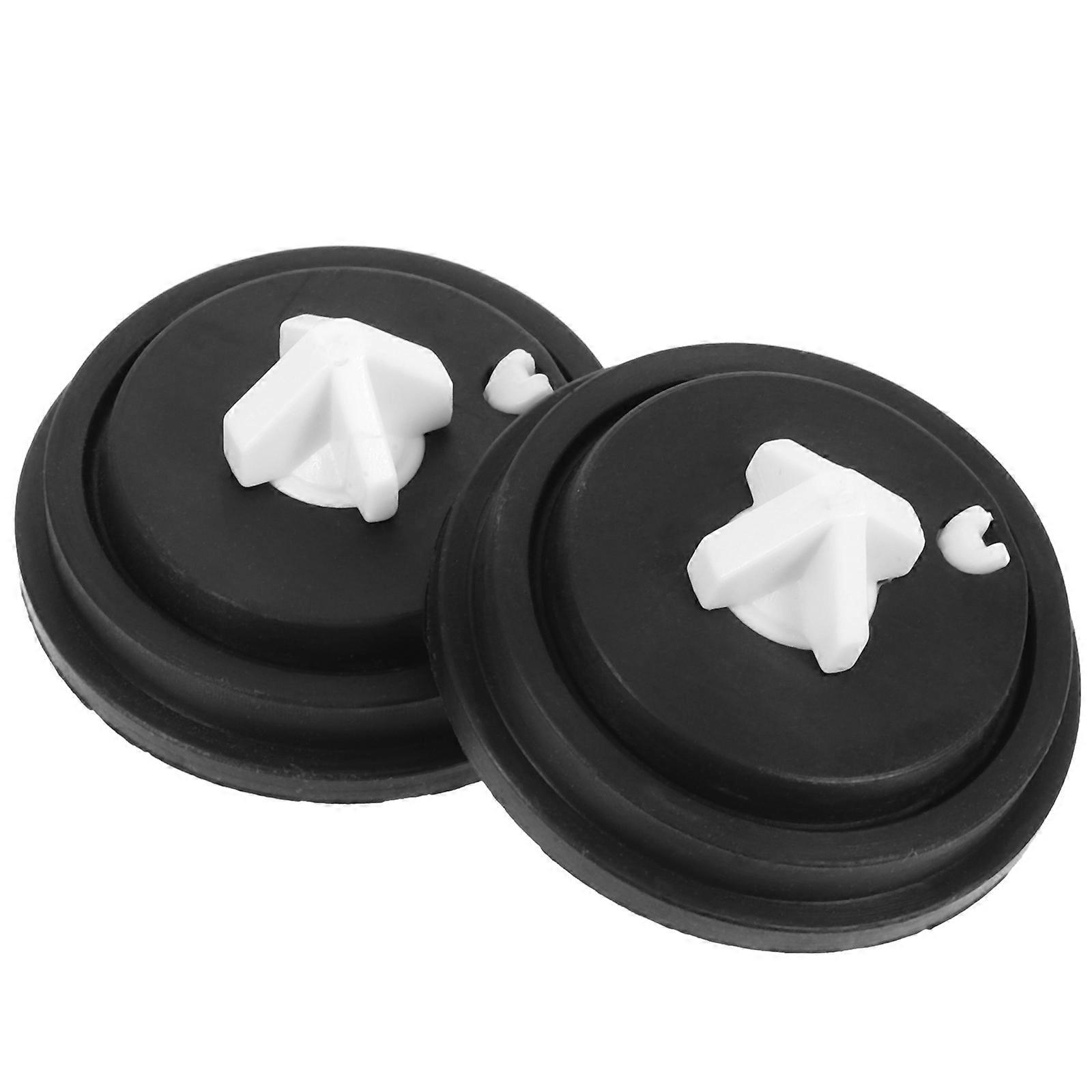 2Pcs Precision Sealing Ring For Toilet Tank Fill Valve Replacement In Black Rubber For Home And RV Leak-Proof Performance