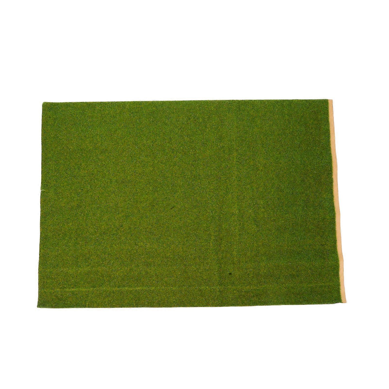 Light Green Artificial Grass Mat for Decoration Used in Model Building