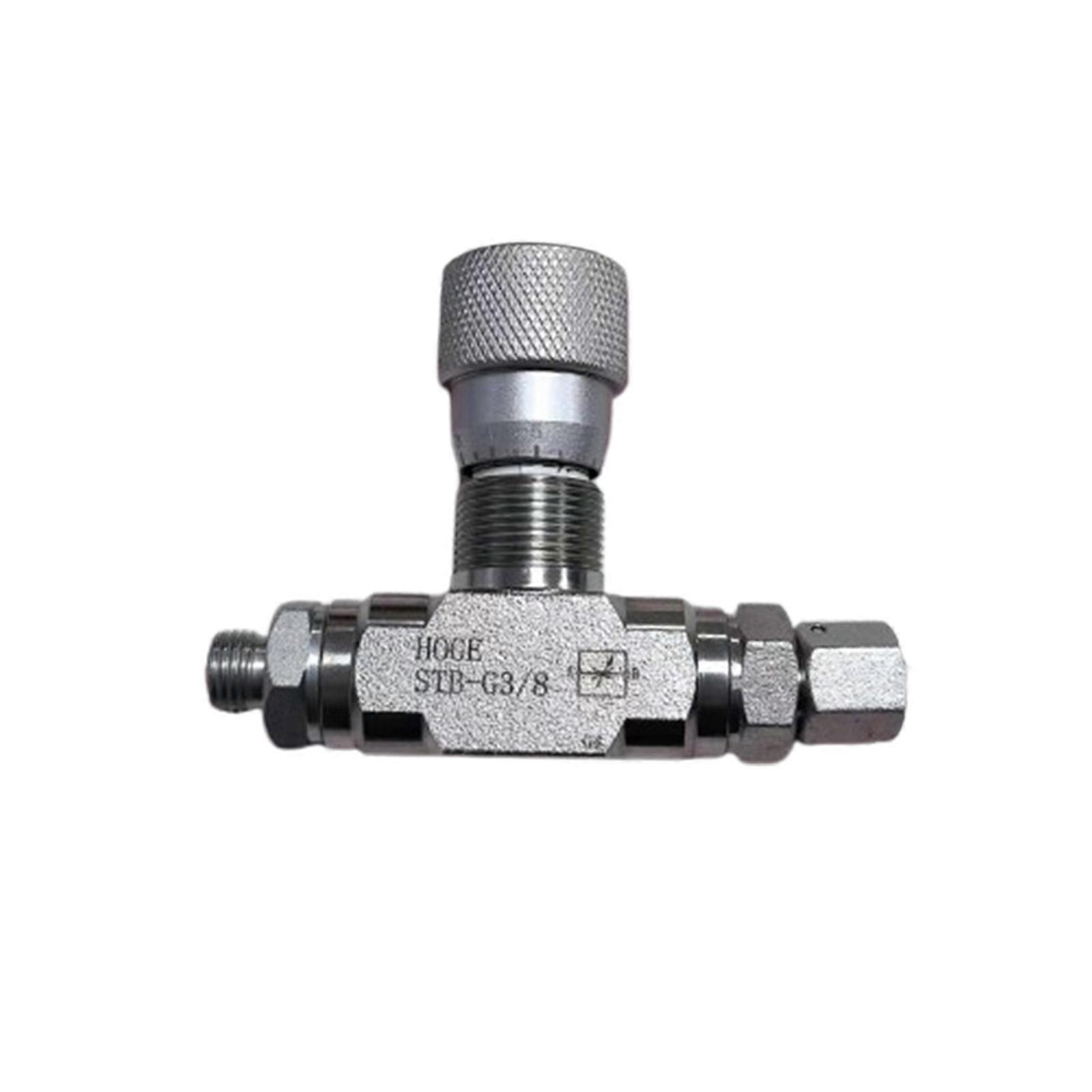 Flow Control bidirectional hydraulic restrictor valve STB-G3/8 W /L08 connector