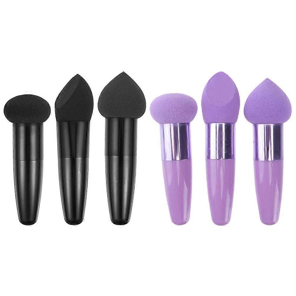 Eye Makeup Sponge Applicator Makeup Supplies Blush Application Travel 6Pcs