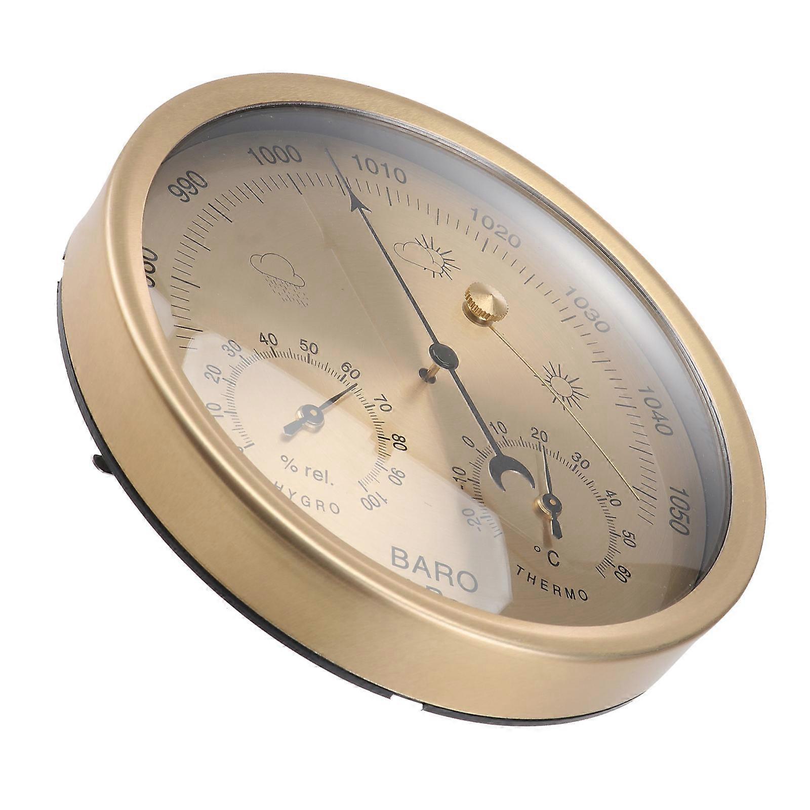 3 in 1 Barometer Thermometer Hygrometer Dial Type Weather Station Air Pressure Temperature Humidity Meter