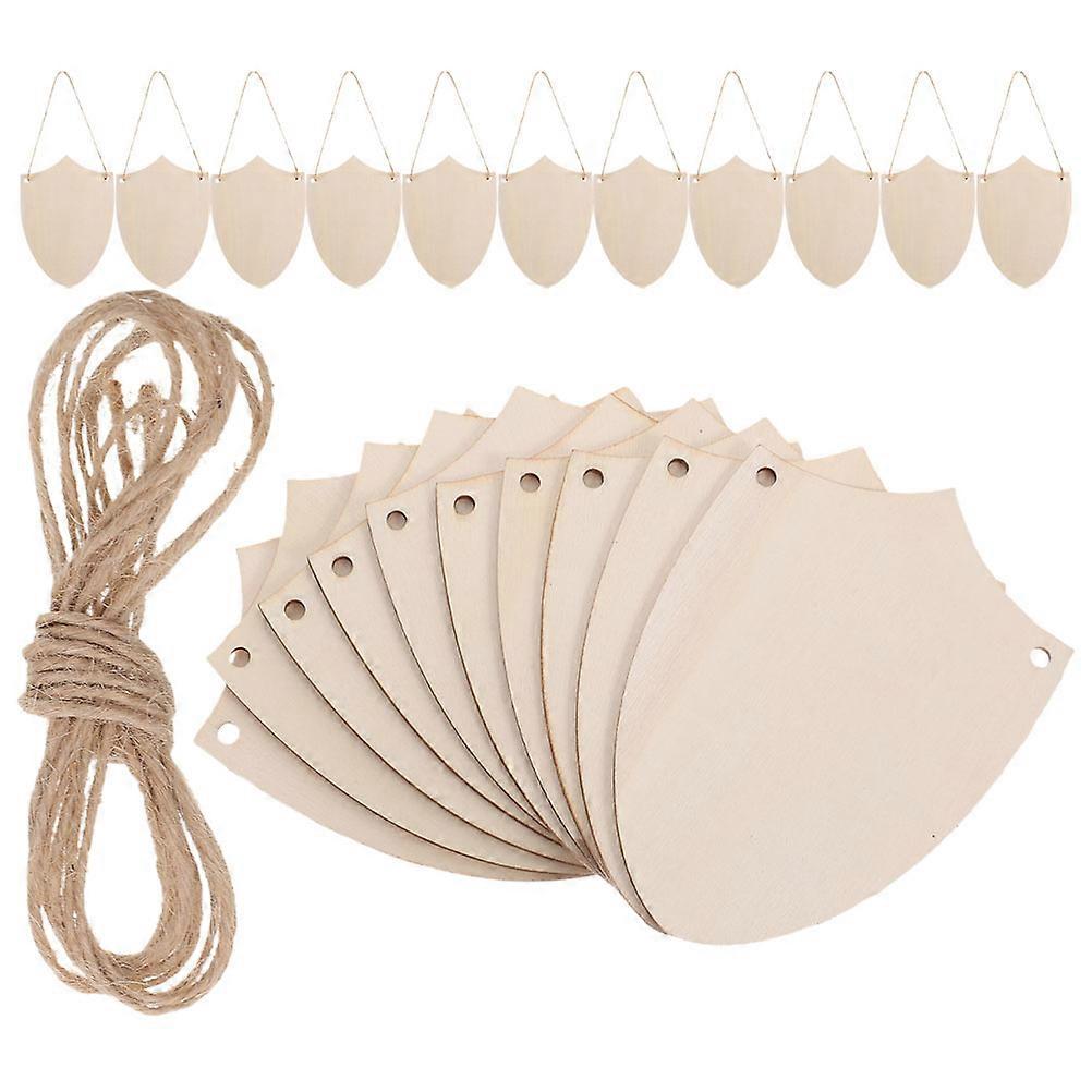 Unfinished Shape Handmade for DIY Craft Projects 30Pcs Beige