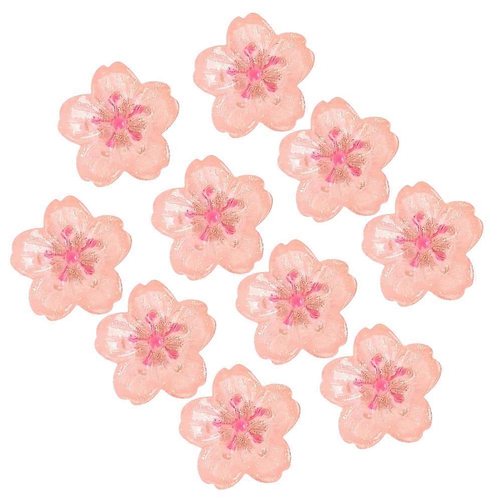Cherry Blossom Push Pins for Cork Board Decorative Use 10Pcs