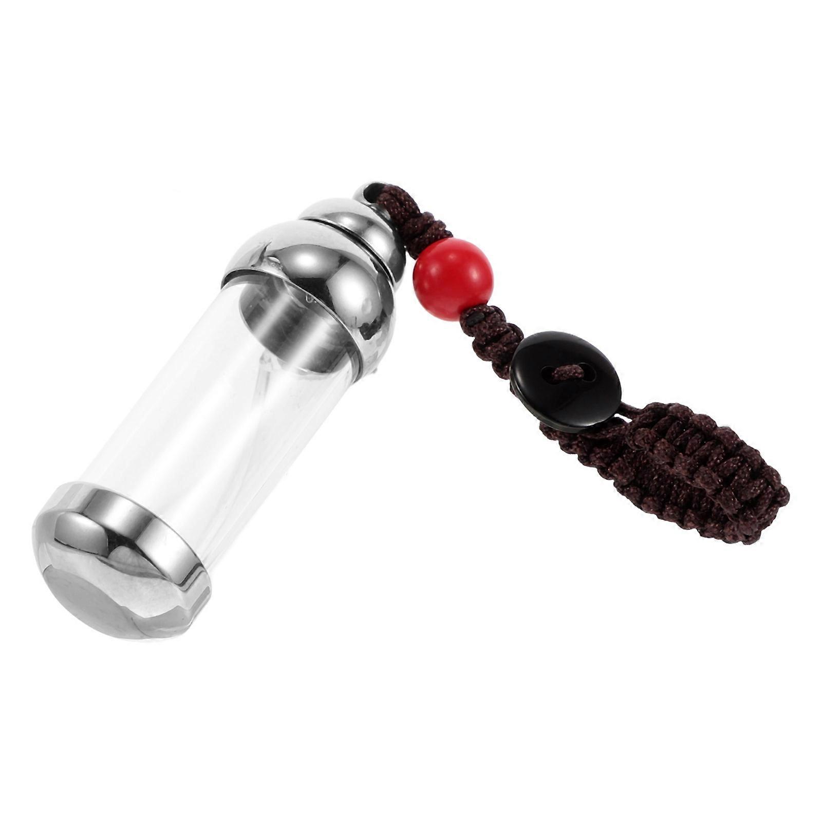 Tiny Mini Small Clear Bottles Keychain for Decoration with Glass