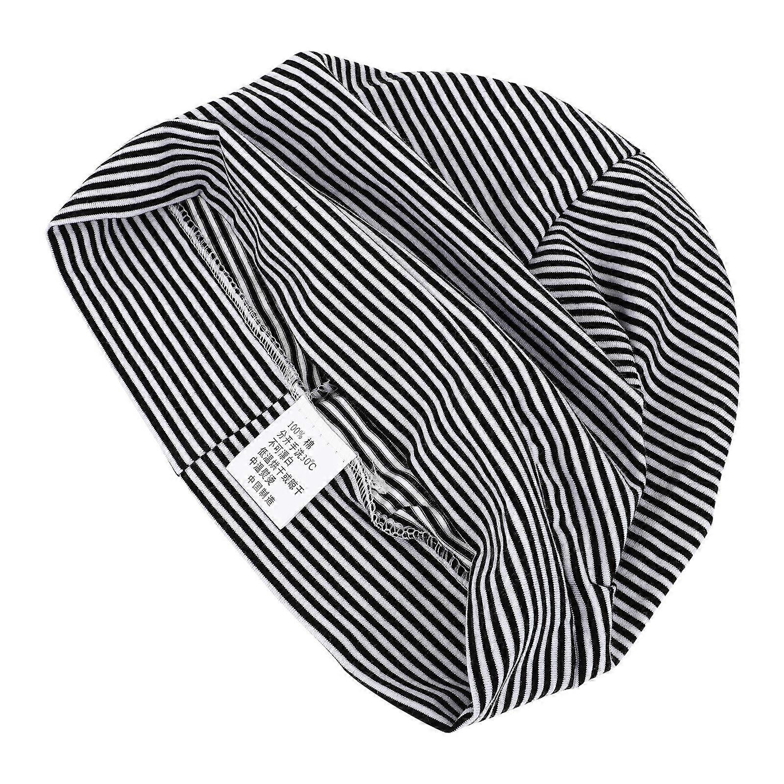 1Pc Comfortable Cotton Sleep Hat Elastic Design (Assorted Colors)