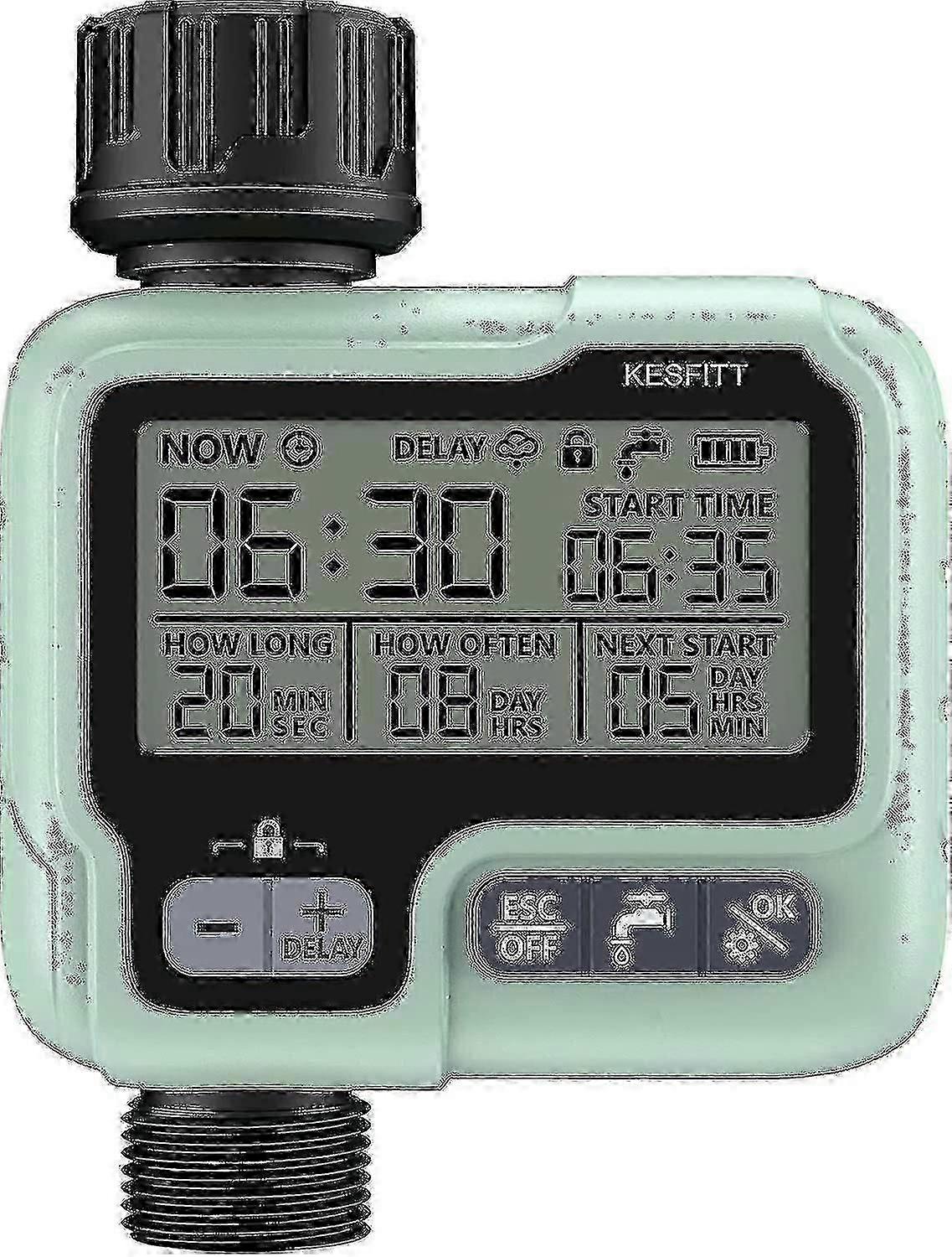 Garden Sprinkler Timer,water Timer Programmable Outdoor Hose Timer With Rain Delay/auto/manual 3 Mod