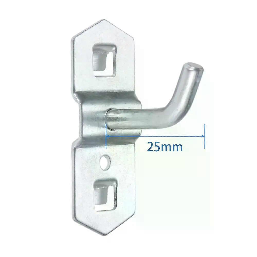 5pcs Metal Grid Wall Storage Racks Pegboard Hooks Display Hooks Retail Shop Peg Goods Shelf Panel Hanger Fits